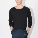 Abalone Long-Sleeve Shirt // Black (M)