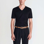 Diyon Short-Sleeve Shirt // Black (L)