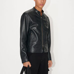 Damir Leather Jacket // Black (M)