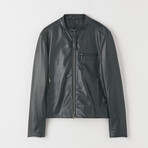 Damir Leather Jacket // Black (XL)