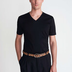Diyon Short-Sleeve Shirt // Black (M)
