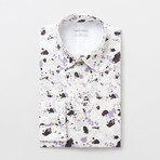 Farrell 4 Long-Sleeve Button Down Shirt // Purple (2XL)