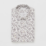 Ferene Shirt // White + Dark Amethyst (S)