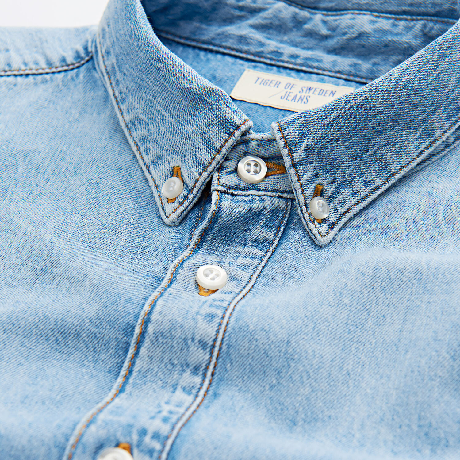 Rit Denim Long-Sleeve Button Down Shirt // Light Blue (S) - Tiger of ...