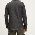 Knit Shirt-Jacket // Black (L)