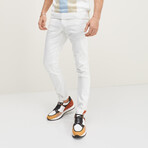 Milano Slim Fit Jeans // White (30WX30L)