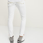 Milano Slim Fit Jeans // White (33WX34L)
