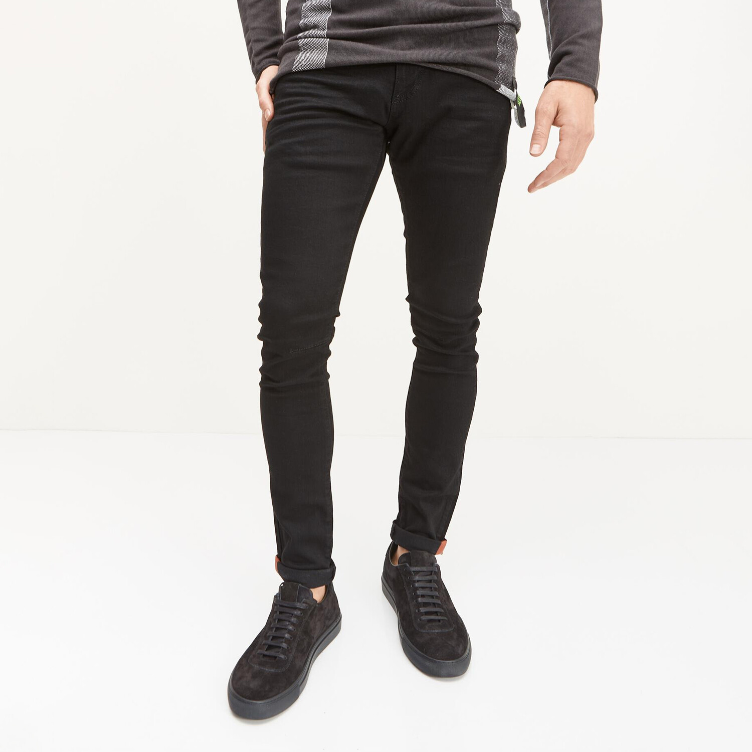 Milano Slim Fit Jeans // Black (29WX30L) - Ron Tomson - Touch of Modern