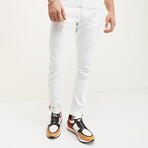 Milano Slim Fit Jeans // White (30WX30L)