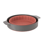 Leo 10" Silicone 2-in-1 Steamer and Strainer