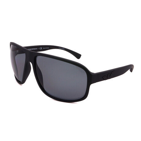 Emporio Armani // Men's EA4130-504281 Matte Sunglasses // Black ...