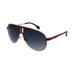 Carrera // Men's 1005-S Au2 Sunglasses // Gold + Red