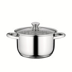 Essentials Gourmet // 6-Piece // Stainless Steel Cookware Set