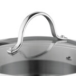 Essentials Comfort // 7" Stainless Steel Covered Casserole // 2.3qt