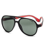 Carrera // Unisex CA5051S-807-QT Sunglasses // Black + Green