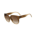 Women's Square Sunglasses // Brown