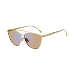 Women's Cat Eye Sunglasses // Yellow Gold