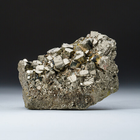 Genuine Pyrite Crystal Cluster // V1