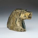 Genuine Polished Hand Carved Pyrite Horse