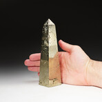 Genuine Polished Pyrite Obelisk // V4