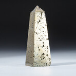 Genuine Polished Pyrite Obelisk // V1