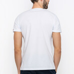Jack Round Neck Short Sleeve T-Shirt // White (S)