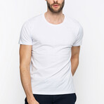 Jack Round Neck Short Sleeve T-Shirt // White (3XL)