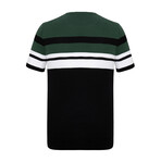 Connor Knitwear T-Shirt // Black + Green (3XL)