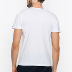Wes V-Neck Short Sleeve T-Shirt // White (L)