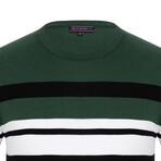 Connor Knitwear T-Shirt // Black + Green (3XL)