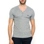 Oliver Henley Short Sleeve T-Shirt // Gray Melange (L)