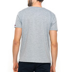 Jaxon Round Neck Short Sleeve T-Shirt // Gray (M)