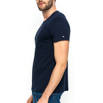 Sean Round Neck Short Sleeve T-Shirt // Navy (2XL)