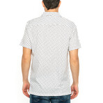Dominic Short Sleeve // White + Brown (XL)