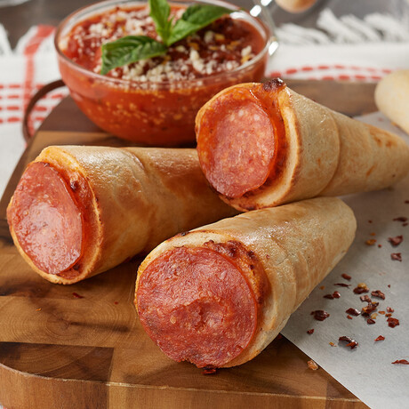 Pizza Cone Single Flavor Set // 30 Cones + Cooking Sleeves (Pepperoni Pizza)