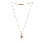 Roberto Coin // New Barocco 18k Rose Gold Diamond Adjustable Necklace // 18" // Store Display
