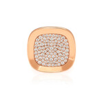 Roberto Coin // Carnaby Street 18k Rose Gold Diamond Ring // Ring Size 6.5 // Store Display