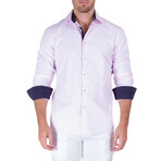 Jesse Long Sleeve Button-Up Shirt // Pink (3XL)