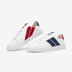 French Flag Sneaker // Blue + White + Red (Euro Size 40)