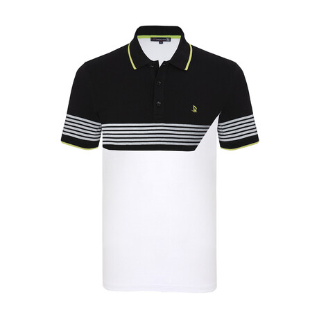 Julius Short Sleeve Polo Shirt // Black (XS)