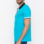Richmond Short Sleeve Polo Shirt // Turquoise (L)