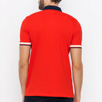 London Short Sleeve Polo Shirt // Red (L)