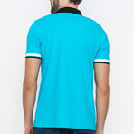 Richmond Short Sleeve Polo Shirt // Turquoise (L)