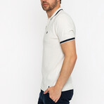 Sebastian Knitwear Polo Shirt // Ecru (L)