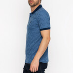 Lyon Short Sleeve Polo Shirt // Indigo (L)