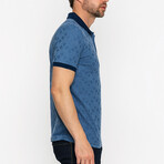 Lyon Short Sleeve Polo Shirt // Indigo (L)