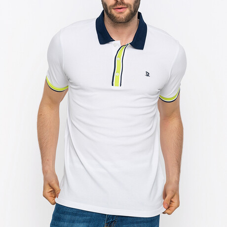 Capri Short Sleeve Polo Shirt // White (XS)