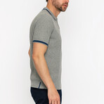 Franco Knitwear Polo Shirt // Gray Melange (2XL)