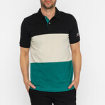 Danny Short Sleeve Polo Shirt // Black (L)