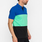 Blake Short Sleeve Polo Shirt // Sax (L)